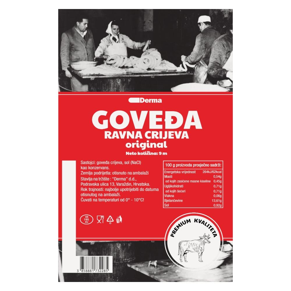 Derma Crijeva goveđa ravna 9 m, 1 pak - Akcija u trgovini NTL