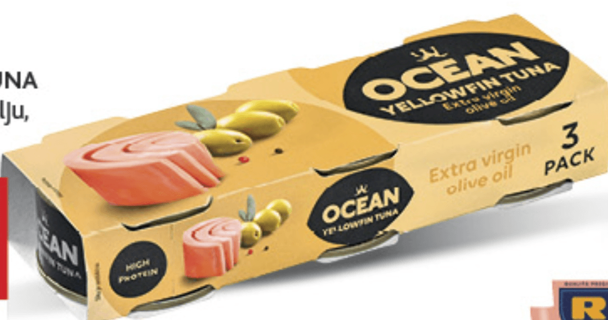Ocean Yellowfin Tuna 3x70g/3x52g - Akcija u trgovini Konzum