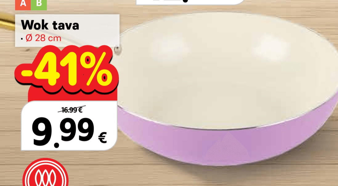 Wok tava Ø 28 cm - Akcija u trgovini Plodine