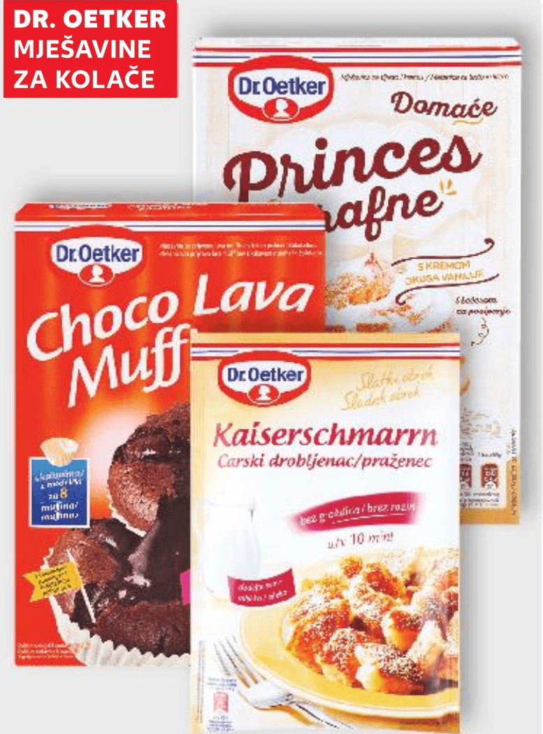 Dr. Oetker Mješavine za kolače - Akcija u trgovini Kaufland
