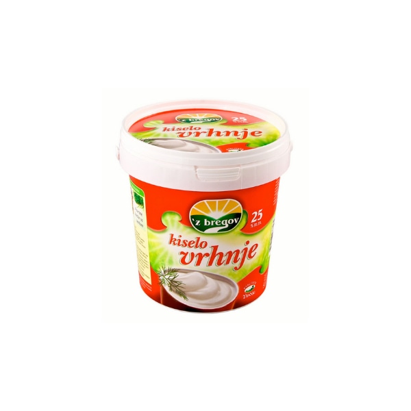'Z Bregov Kiselo Vrhnje 900g - Akcija u trgovini Konzum