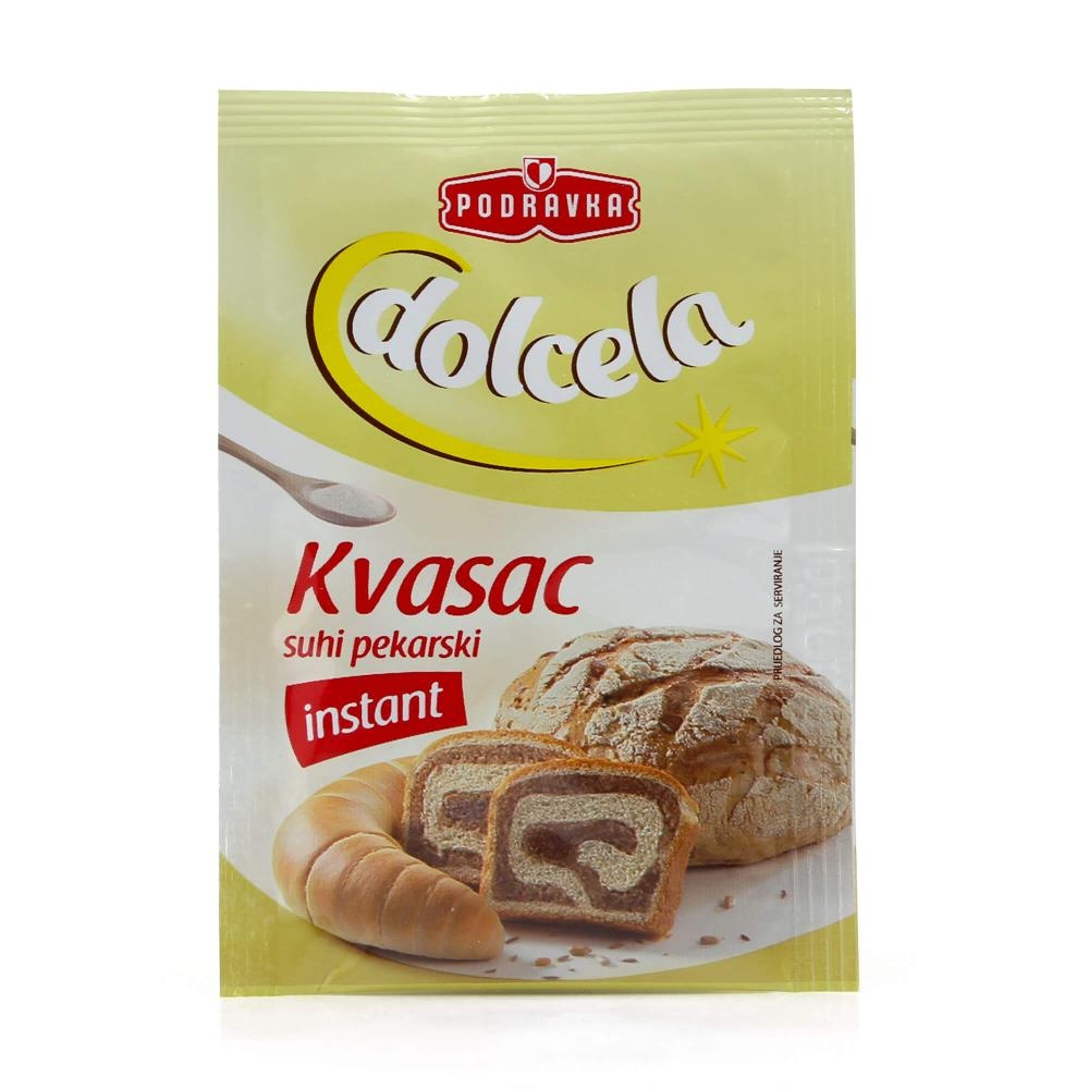Dolcela, Podravka Instant suhi kvasac 1 pak, 28 g + 7 g GRATIS - Akcija u trgovini Tommy