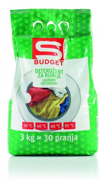 Deterdžent za pranje rublja 3 kg S-BUDGET - Akcija u trgovini Spar