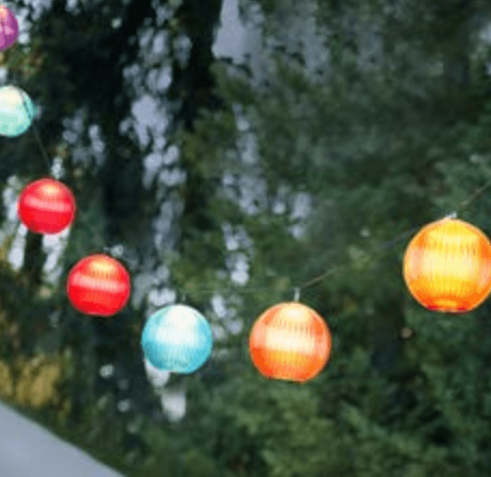 Solarni svjetlosni LED lanac 'Balls' 8 x 0,06 W, Ø 8 cm, d 5,1 m - Akcija u trgovini Bauhaus