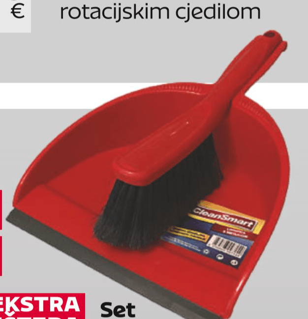 CleanSmart Set lopatica i metlica 1 set - Akcija u trgovini Tommy