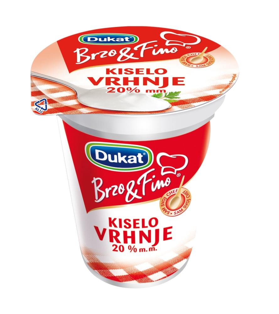 Dukat Vrhnje kiselo 200 g - Akcija u trgovini Gavranović