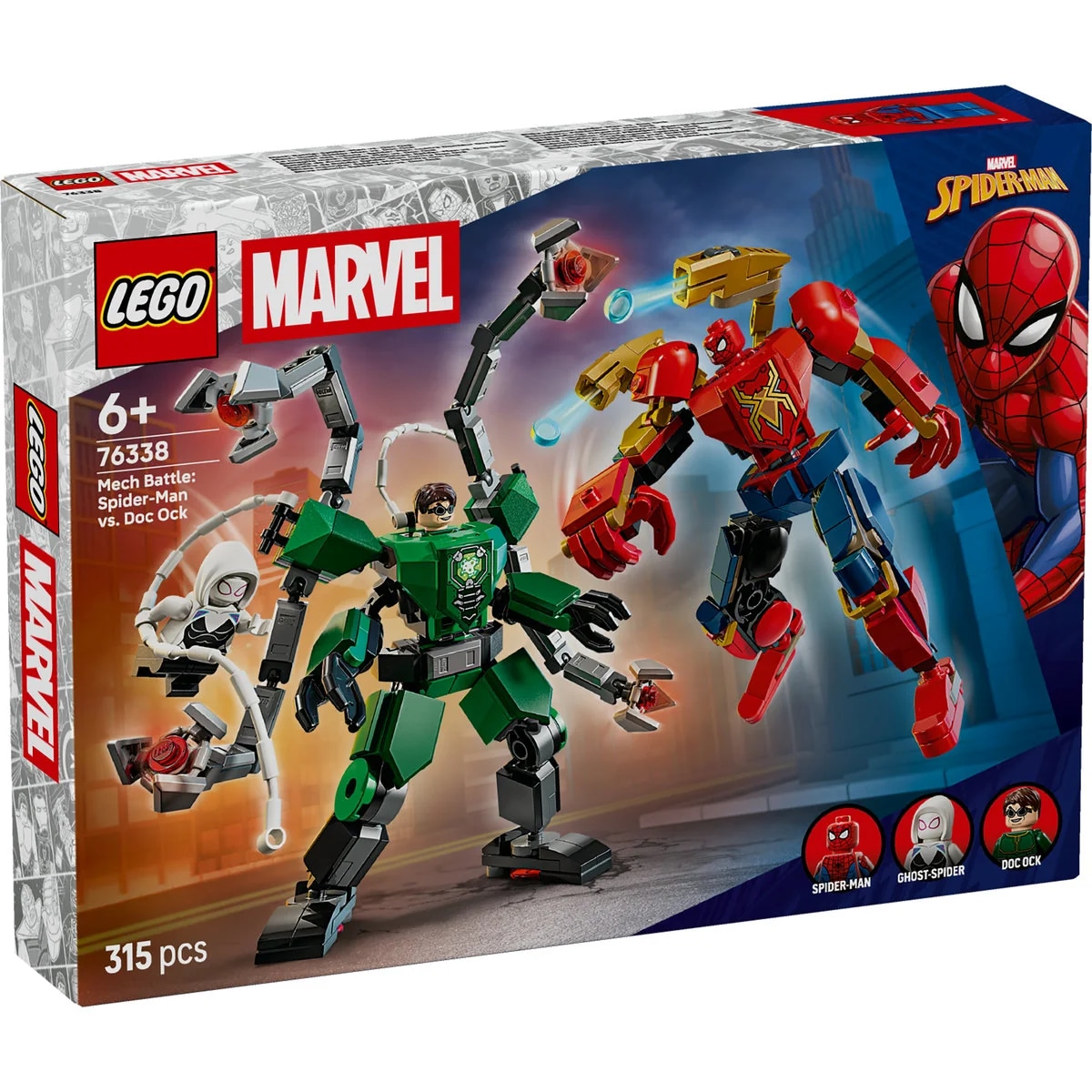 LEGO Marvel Bitka robota: Spiderman protiv Doca Ocka 315 pcs Akcija u trgovini Konzum