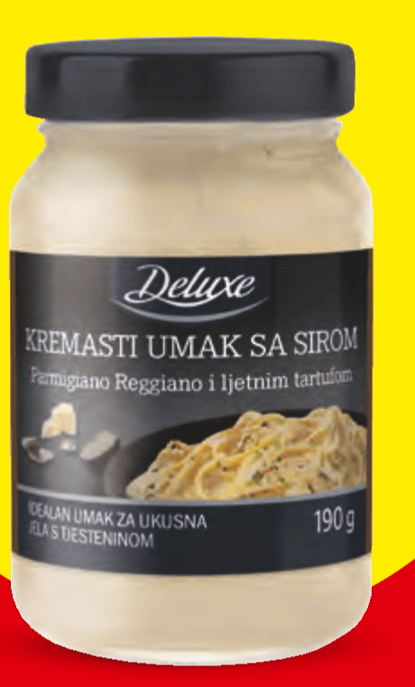 Kremasti umak sa sirom i tartufima 190 g Deluxe - Akcija u trgovini Lidl