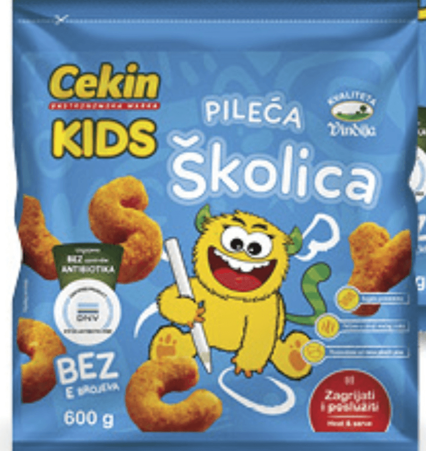 Cekin Kids Pileća Školica 600g - Akcija u trgovini Konzum