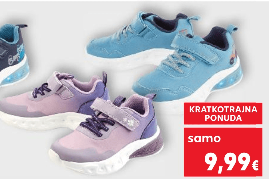 Dječje tenisice par - Akcija u trgovini Kaufland