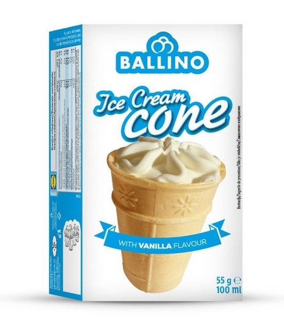 BALLINO Kornet vanilija 55 g - Akcija u trgovini Lidl