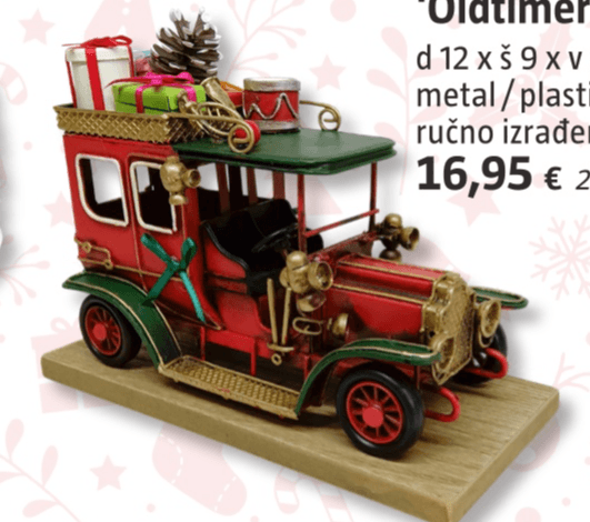 Ukrasna figura 'Oldtimer' - Akcija u trgovini Bauhaus