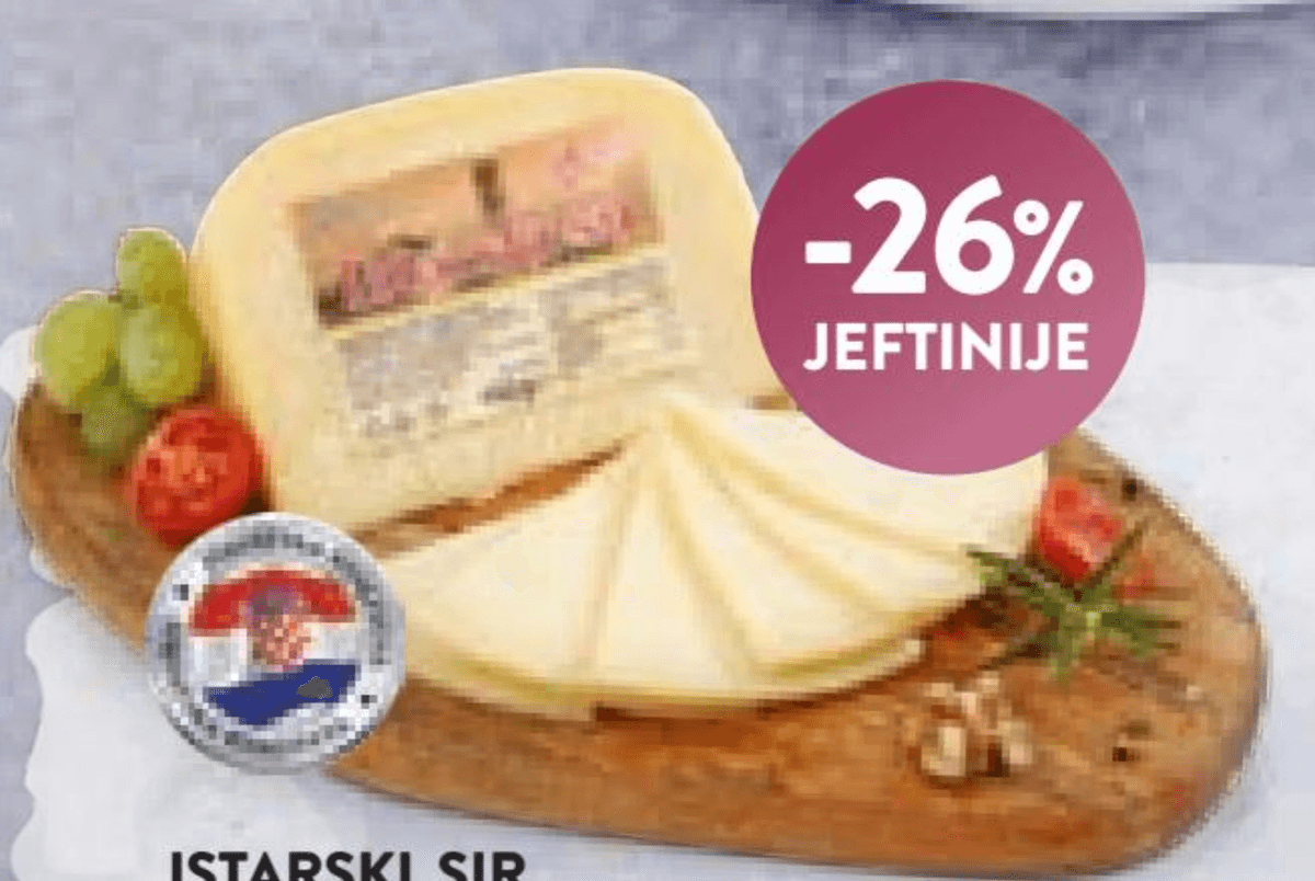 Istarski sir 400 g Andro - Akcija u trgovini Interspar