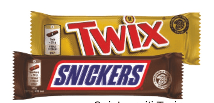 Snickers ili Twix Čokoladni desert 50 g Snickers, Twix - Akcija u trgovini Tommy