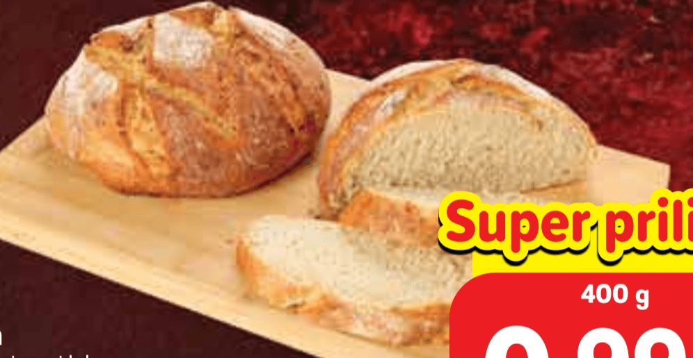 Kruh 400 g - Akcija u trgovini Plodine