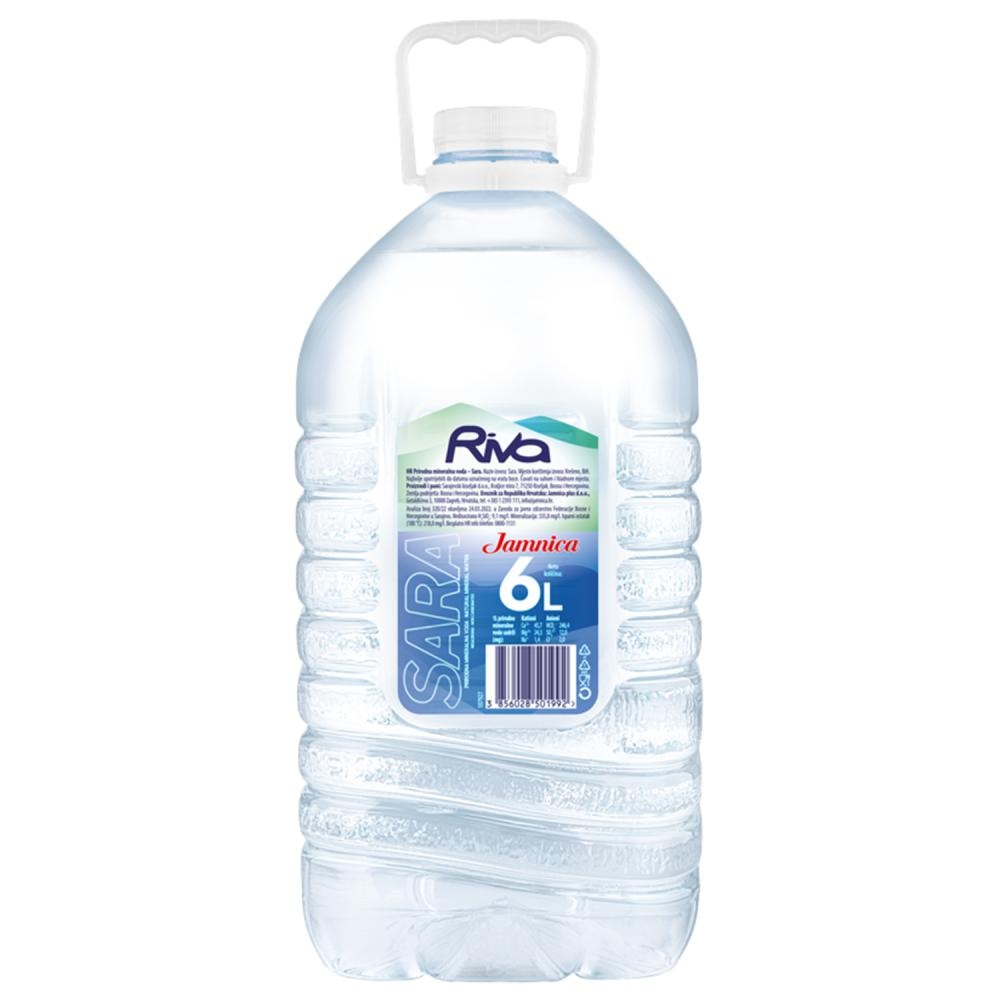 Sara Prirodna Mineralna Voda 6l - Akcija u trgovini Konzum