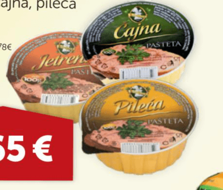 Pašteta As Commerce 100 g - Akcija u trgovini Boso