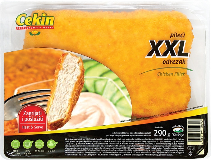 VINDIJA Cekin Panirani pileći odrezak 290 g - Akcija u trgovini Ribola