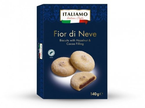 Keksi s punjenjem 140 g Italiamo - Akcija u trgovini Lidl