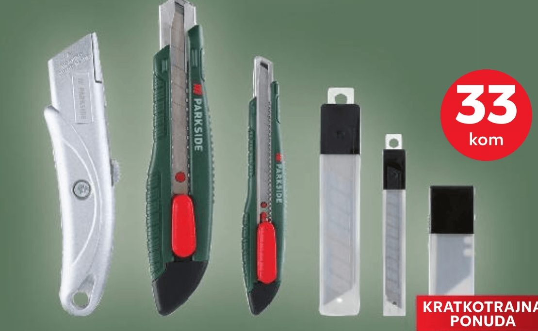PARKSIDE® Set skalpela 33 kom, set - Akcija u trgovini Kaufland
