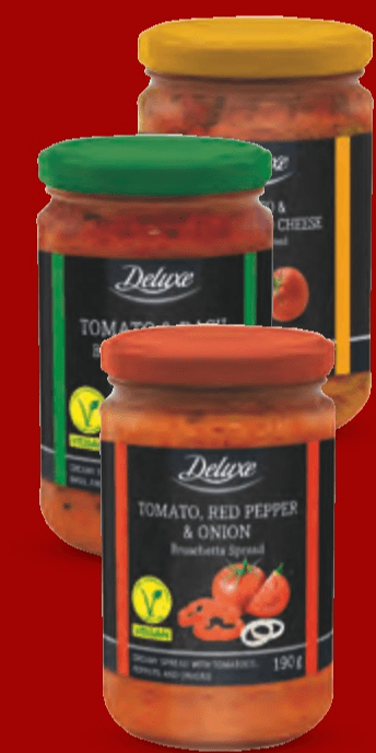 Namaz za bruschette 190 g Deluxe - Akcija u trgovini Lidl