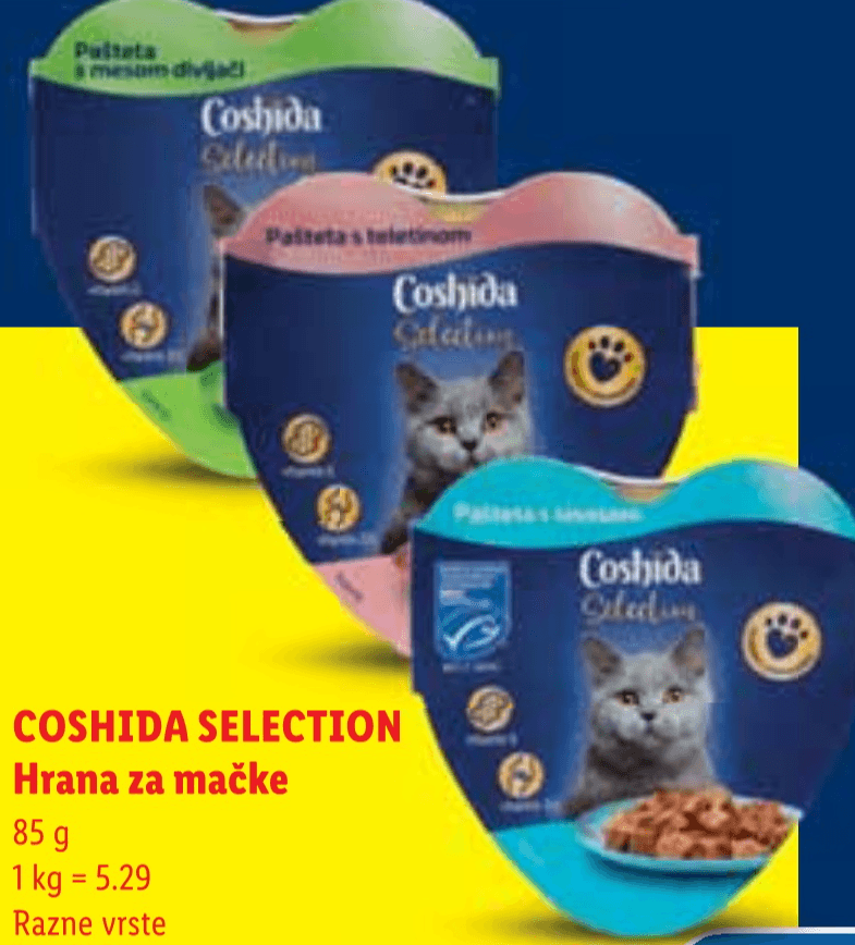 Coshida Selection Hrana za mačke 85 g - Akcija u trgovini Lidl