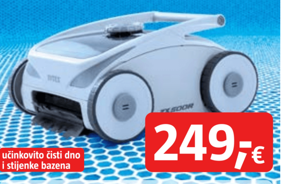 Robotski čistač bazena 'ZX500R Auto Cleaner' - Akcija u trgovini Bauhaus