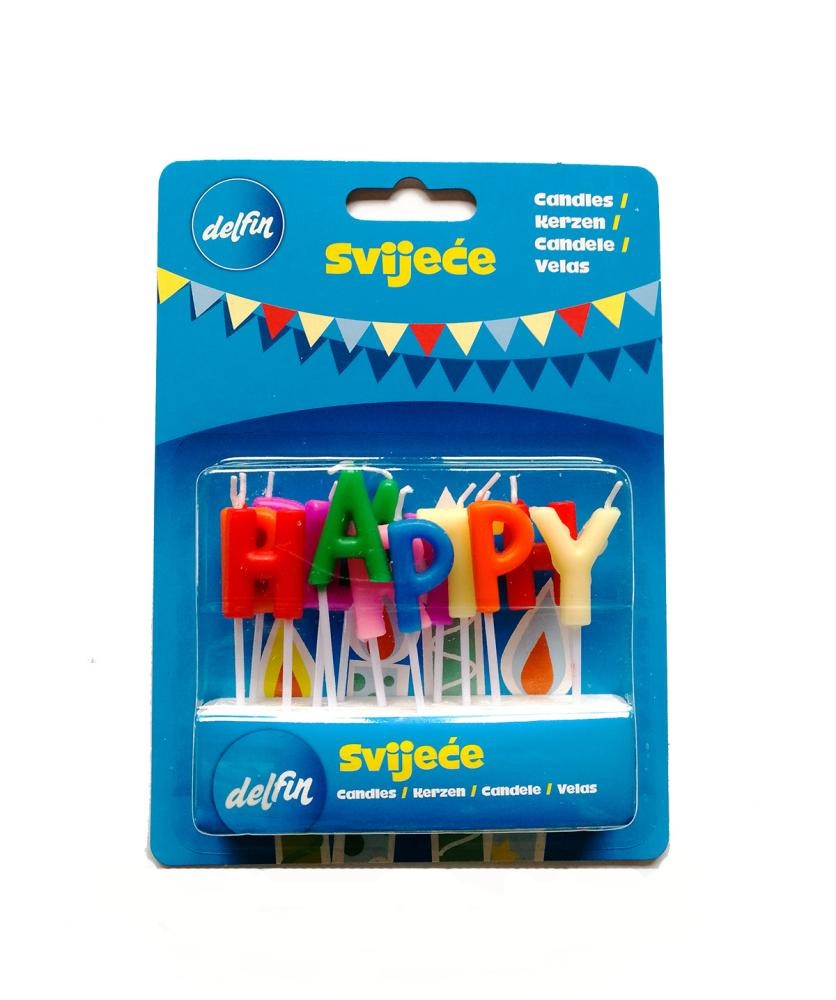 Rođendanske svjećice 1 pakiranje - Akcija u trgovini Boso
