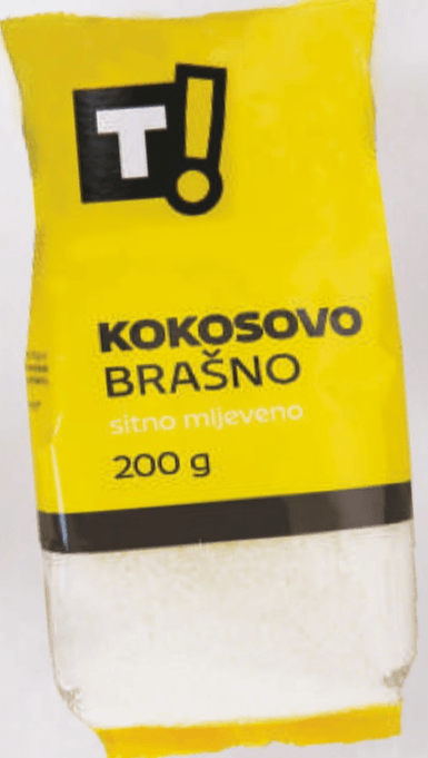 T! kokosovo brašno 200 g Akcija u trgovini Tommy