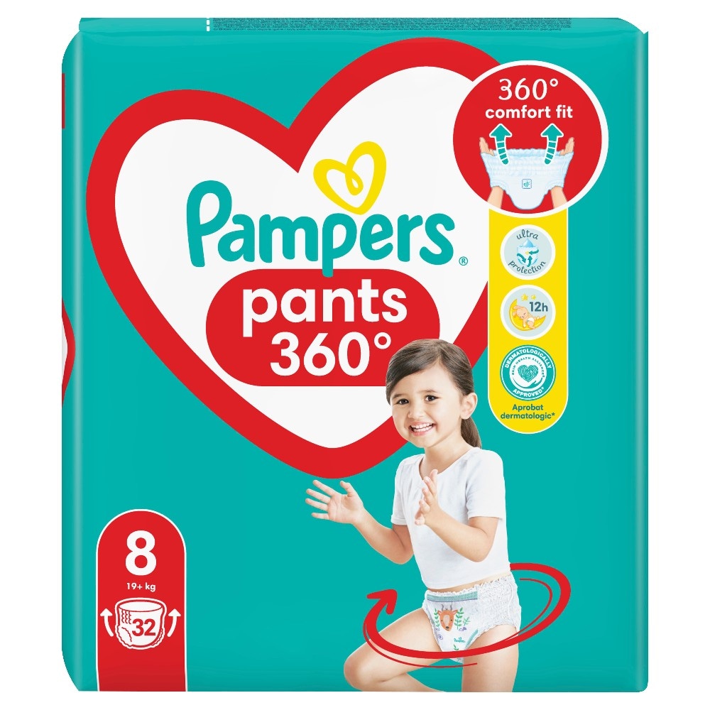 PAMPERS Pelene ili pelene gaćice za djecu 32 - 60 komada Akcija u trgovini Plodine