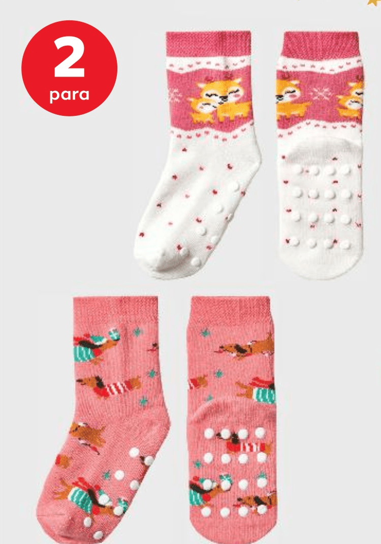 Čarape za djevojčice 2 para - Akcija u trgovini Kaufland