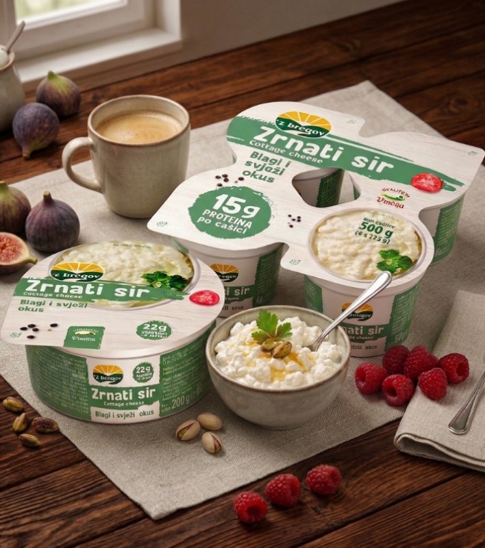 Zrnati sir Vindija 4x125g - Akcija u trgovini Vrutak