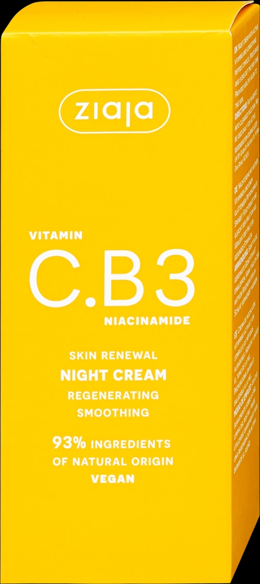 Ziaja Vitamin C.B3 Niacinamide noćna krema za lice 50ml - Akcija u trgovini Dm