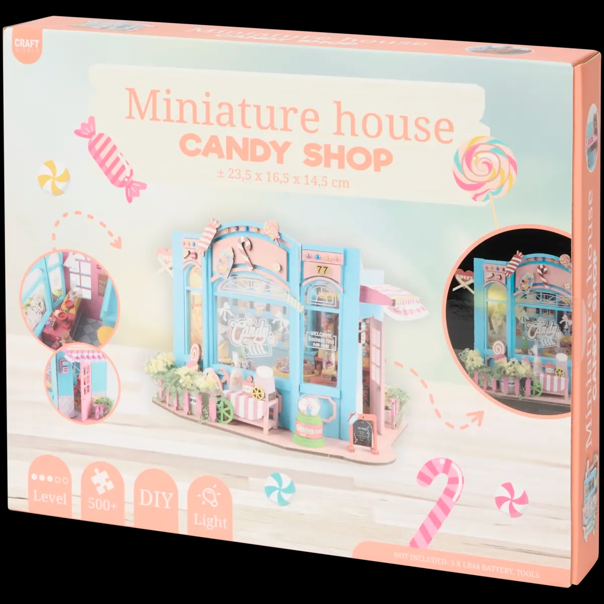 Crafts & Co Miniature house Candy Shop Akcija u trgovini Action