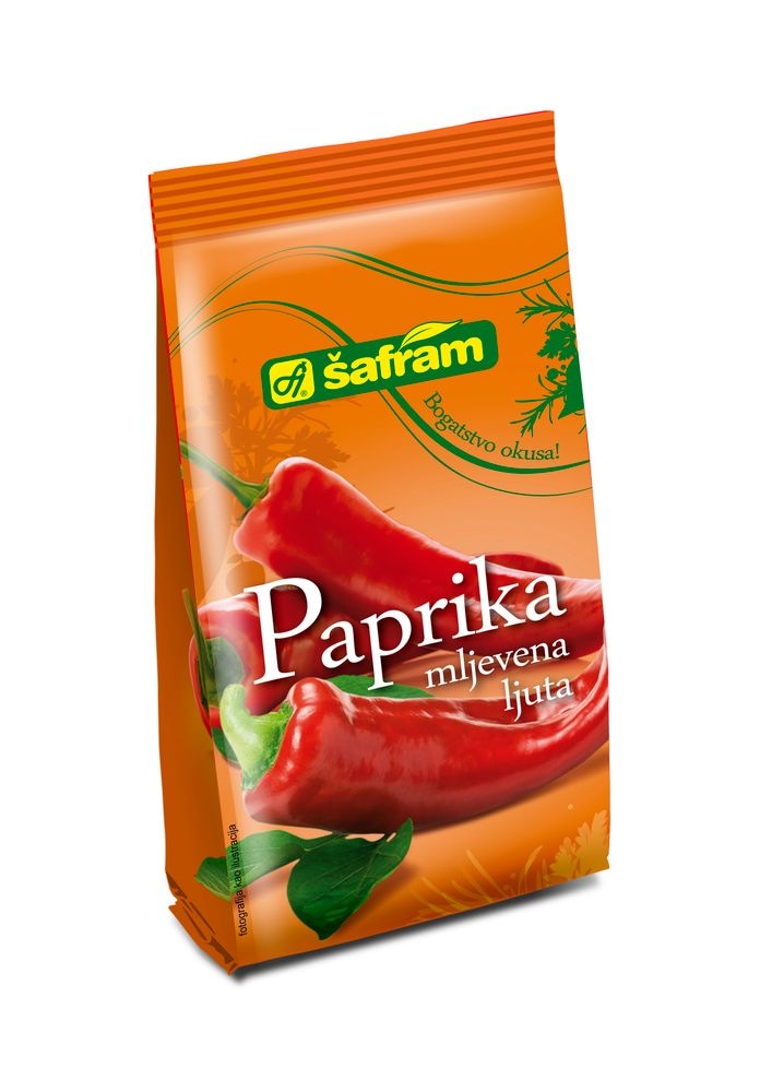 Paprika čili ljuta mljevena 25 g Šafram - Akcija u trgovini KTC