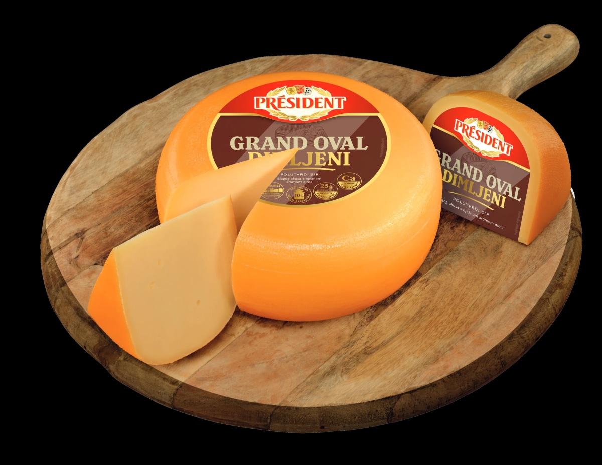 President Grand oval Sir Dimljeni 1 kg - Akcija u trgovini Tommy