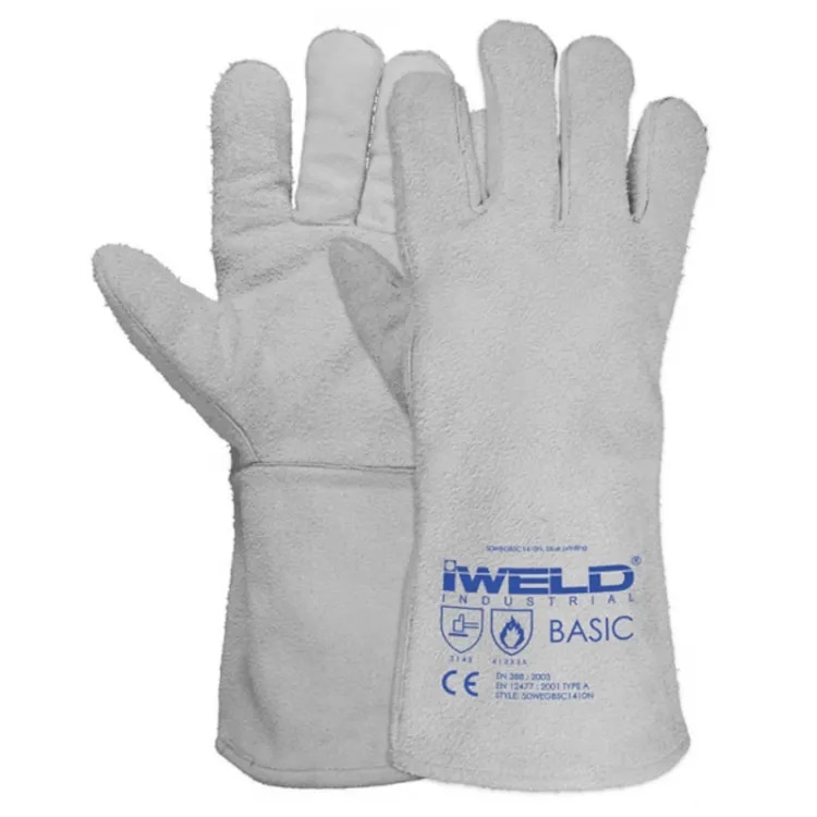 IWELD rukavice za zavarivanje BASIC 14" SIVE - Akcija u trgovini Alles