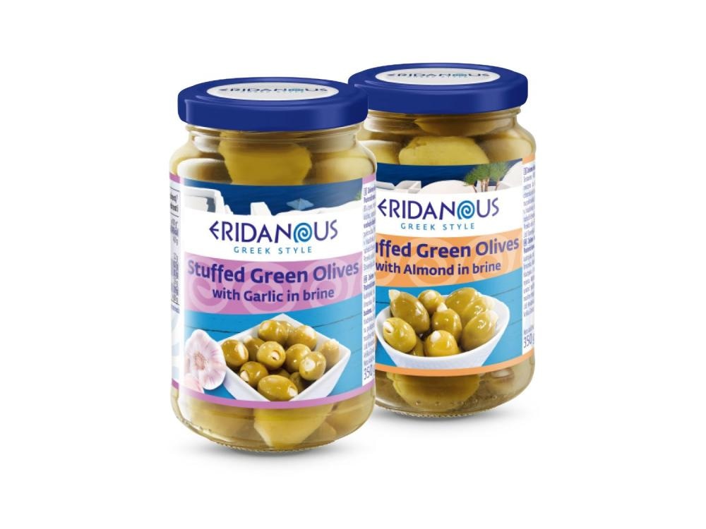 Eridanous Punjene zelene masline 200 g - Akcija u trgovini Lidl