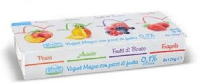 Jogurt voćni/voćni light mix 8 KOM, 8 x 125g Land - Akcija u trgovini Eurospin