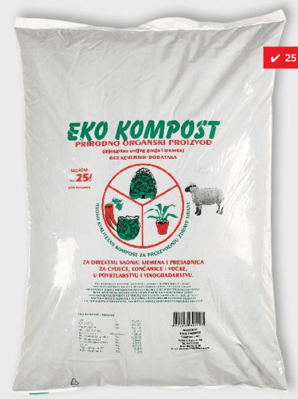 Eko kompost 25 L - Akcija u trgovini Kaufland