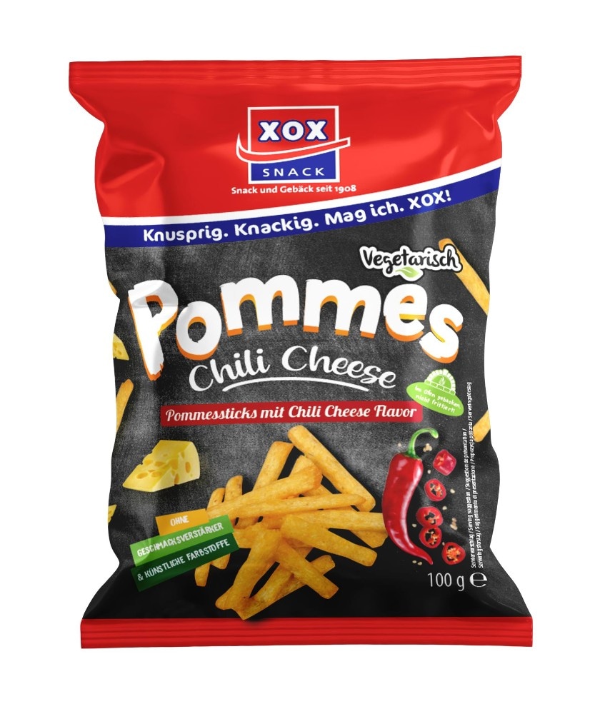 Xox Snack Pommes Chilli Cheese 100g - Akcija u trgovini Žabac