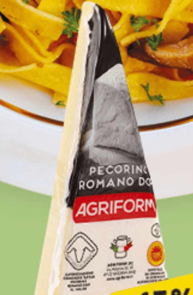 Pecorino Romano sir 200g Agriform - Akcija u trgovini Konzum