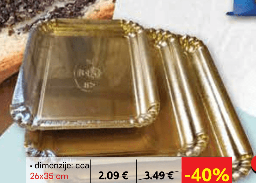 Podložak za tortu ili kolače 2 komada - Akcija u trgovini Plodine