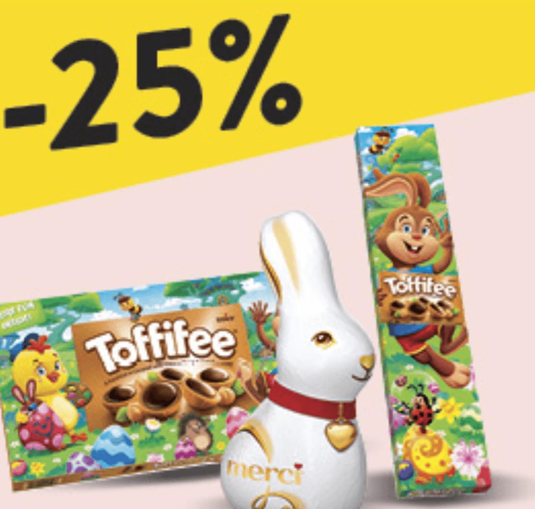 Merci i Toffifee Uskrsne slatkiše - Akcija u trgovini Konzum