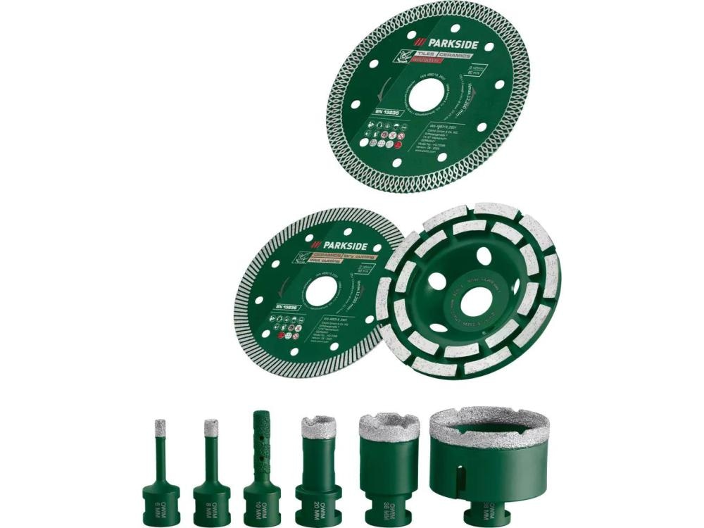 Parkside® Set za rezanje i brušenje 9 dijelova - Akcija u trgovini Lidl