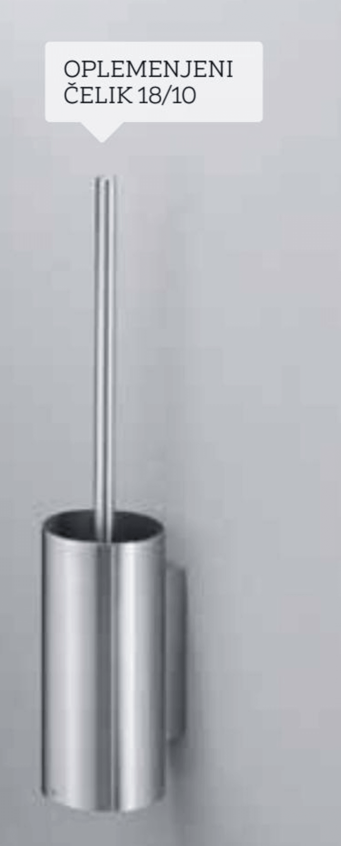 Zidna WC četka v. 45 cm Zack - Akcija u trgovini Lesnina