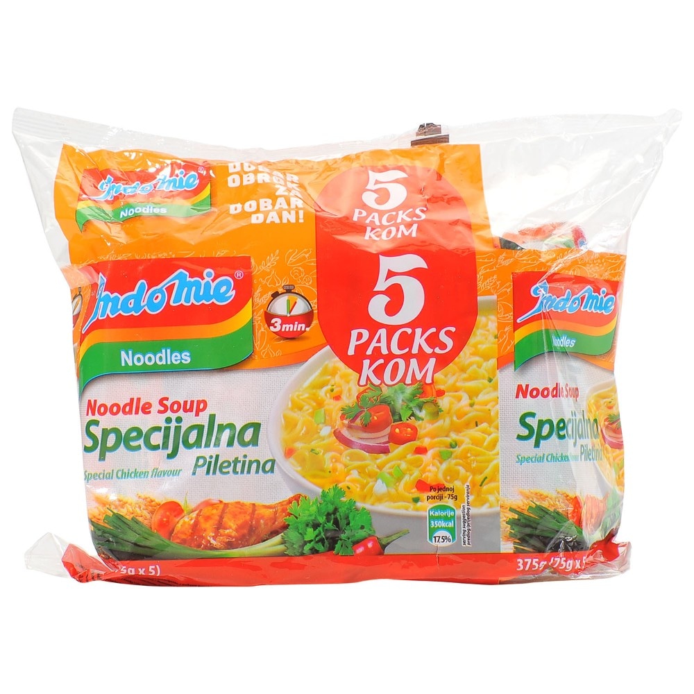 Indomie Noodles Specijalna piletina 12x75 g Akcija u trgovini Konzum