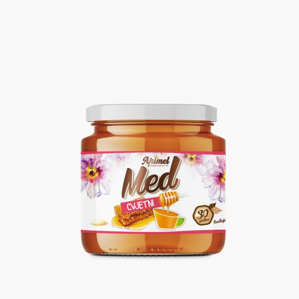 Apimel Med cvjetni 450 g - Akcija u trgovini Studenac