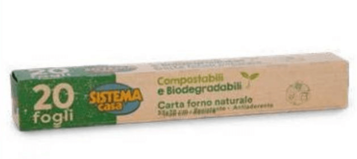 Papir za pečenje 33 x 38 cm 20 kom Sistema Casa - Akcija u trgovini Eurospin