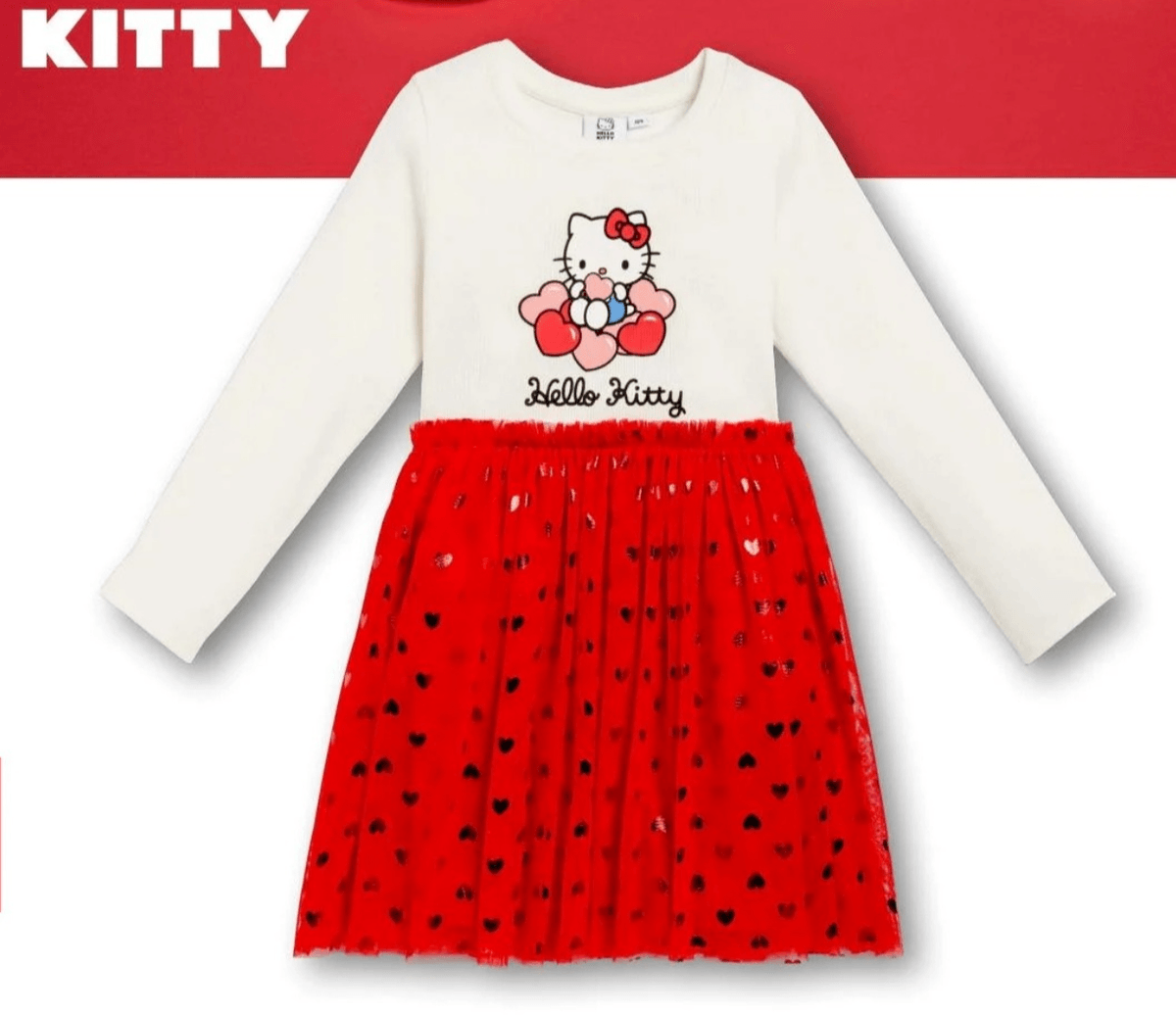 Dječja haljina Hello Kitty vel. 98-122 - Akcija u trgovini Kik